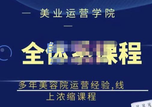 郑芳老师·网红美容院全套营销落地课程,多年美容院运营经验,线上浓缩课程-墨痕微课