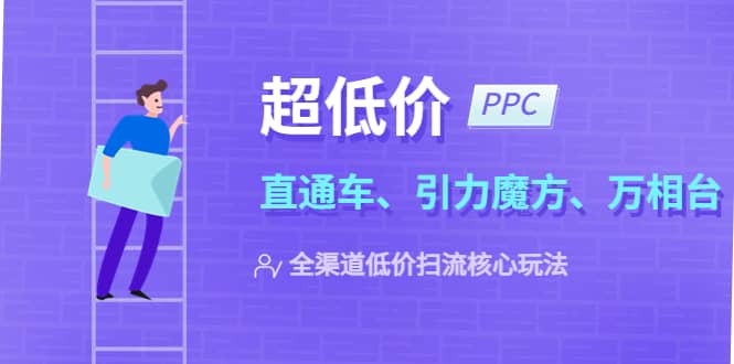 2023超低价·ppc—“直通车、引力魔方、万相台”全渠道·低价扫流核心玩法-墨痕微课