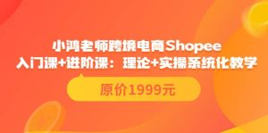 小鸿老师跨境电商Shopee入门课 进阶课:理论 实操系统化教学(原价1999)-墨痕微课