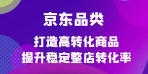 京东电商品类定制培训课程，打造高转化商品提升稳定整店转化率-墨痕微课