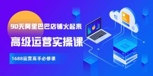 【90天阿里巴巴店铺火起来】高级运营实操课,1688运营高手必修课-墨痕微课