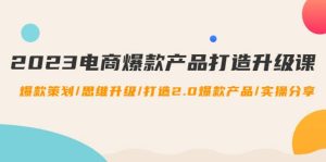 2023电商爆款产品打造升级课:爆款策划/思维升级/打造2.0爆款产品/【推荐】-墨痕微课