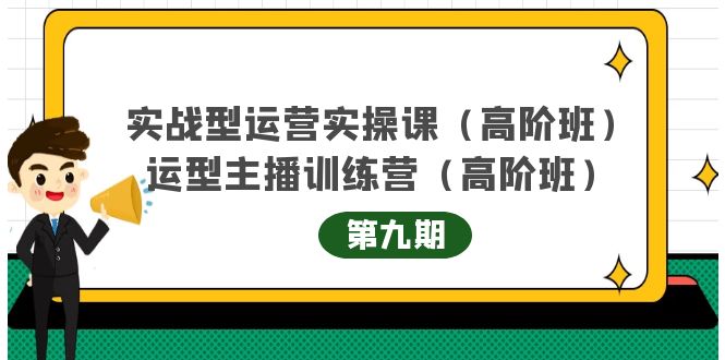 实战型运营实操课第9期 运营型主播训练营第9期,高阶班(51节课)-墨痕微课