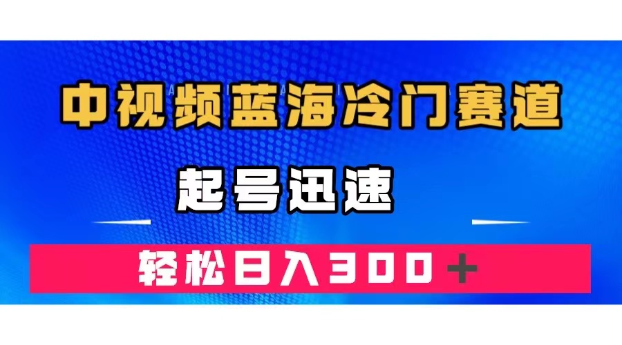 中视频蓝海冷门赛道，韩国视频奇闻解说，起号迅速，日入300＋-墨痕微课