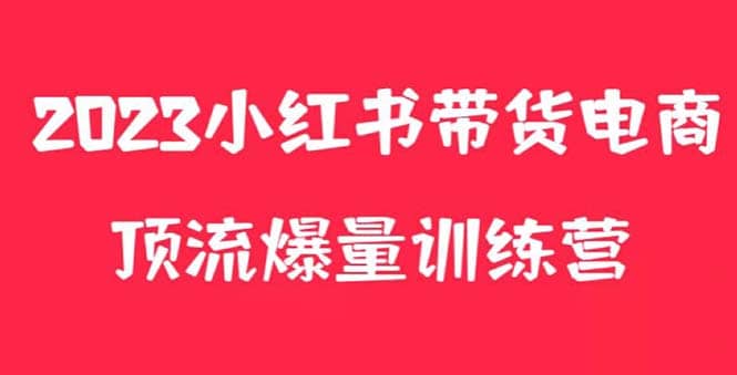 小红书电商爆量训练营,月入3W !可复制的独家养生花茶系列玩法-墨痕微课
