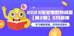 2023淘宝爆款特训营【第2期】5月新课 学习爆款思路,实现利润增长-墨痕微课