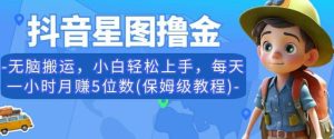抖音星图撸金,无脑搬运,小白轻松上手,每天一小时月赚5位数(保姆级教程)【揭秘】-墨痕微课
