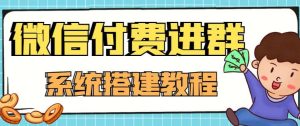 外面卖1000的红极一时的9.9元微信付费入群系统:小白一学就会(源码 教程)-墨痕微课
