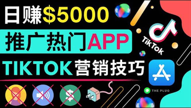 无需露脸，无需录音，无需投资，TIKTOK上传短视频，最高日入5000美元-墨痕微课