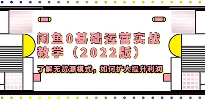 闲鱼0基础运营实战教学(2022版)了解无货源模式,如何扩大提升利润-墨痕微课