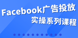 百万级广告操盘手带你玩Facebook全系列投放:运营和广告优化技能实操-墨痕微课