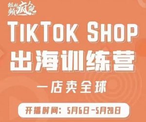 疯人院:TikTok Shop出海训练营(一店卖全球),出海抢占全球新流量-墨痕微课