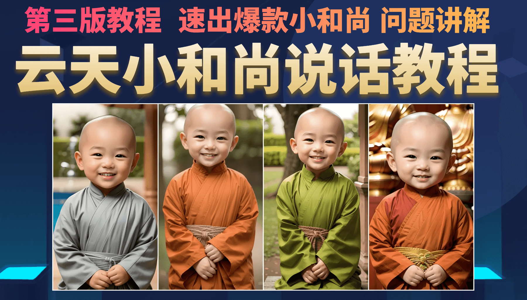 云天小和尚会说话，7天万粉（第3版教程）-墨痕微课