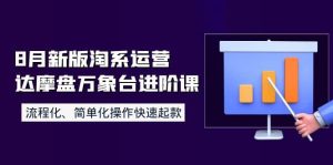 8月新版淘系运营达摩盘万象台进阶课:流程化、简单化操作快速起款-墨痕微课