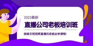 直播公司老板培训班:做娱乐短视频直播的老板必学课程-墨痕微课