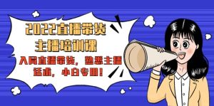 2022直播带货-主播培训课：入局直播带货，熟悉主播话术，小白专用-墨痕微课