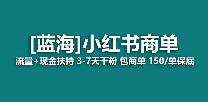 【蓝海项目】小红书商单项目，7天就能接广告变现，稳定一天500 保姆级玩法-墨痕微课