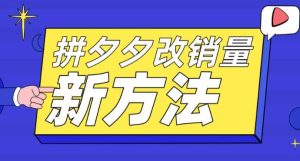 拼多多改销量新方法 卡高投产比操作方法 测图方法等-墨痕微课