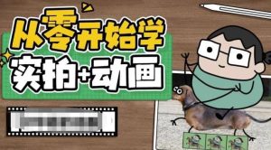 从零开始学实拍加动画,实拍加动画创意教程(49节视频课)-墨痕微课