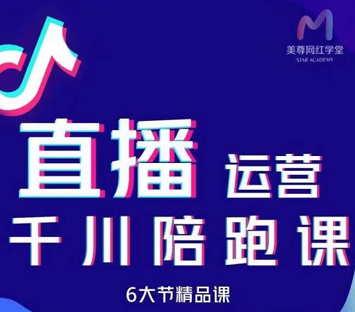美尊-抖音直播运营千川系统课：直播​运营规划、起号、主播培养、千川投放等-墨痕微课