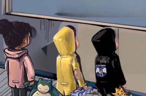 橱窗看车男孩汽车头像制作项目-墨痕微课