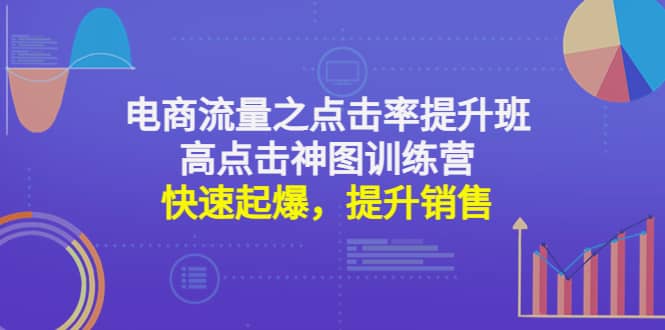电商流量之点击率提升班 高点击神图训练营:快速起爆,提升销售-墨痕微课