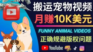 搬运TIKTOK视频到YouTube，并进行二次创作，月赚1万美元以上-墨痕微课