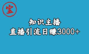 知识主播直播引流日赚3000 （9节视频课）-墨痕微课