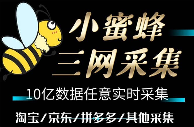 小蜜蜂三网采集,全新采集客源京东拼多多淘宝客户一键导出-墨痕微课