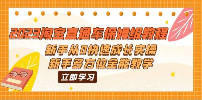 2023淘宝直通车保姆级教程:新手从0快速成长实操,新手多方位全能教学-墨痕微课