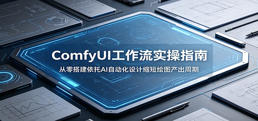 ComfyUI 工作流实操指南:从零搭建依托AI自动化设计缩短绘图产出周期-墨痕微课