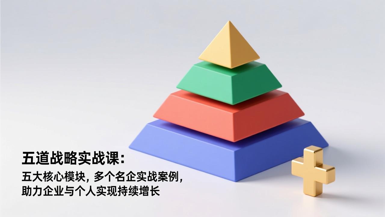 五道战略实战课：五大核心模块，多个名企实战案例，助力企业与个人实现持续增长-墨痕微课