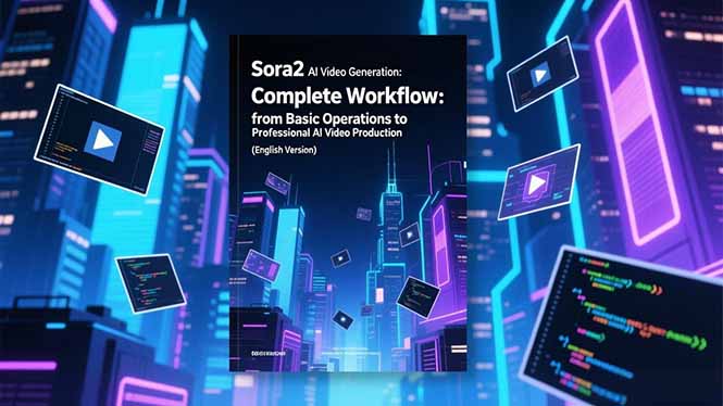 Sora2 AI视频生成的系统教程(英文版-墨痕微课