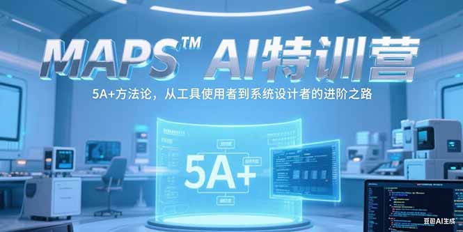 MAPSAI特训营,掌握 5A+方法论,从工具使用者到系统设计者的进阶之路-墨痕微课