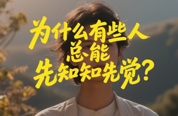 付费文章：为什么有些人总能先知先觉？-墨痕微课