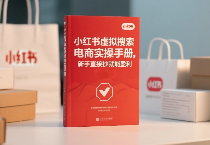 小红书虚拟搜索电商实操手册,新手直接抄就能盈利-墨痕微课