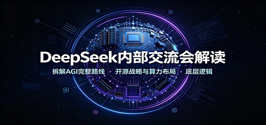 DeepSeek内部交流会解读:拆解AGI完整路线,开源战略与算力布局底层逻辑-墨痕微课