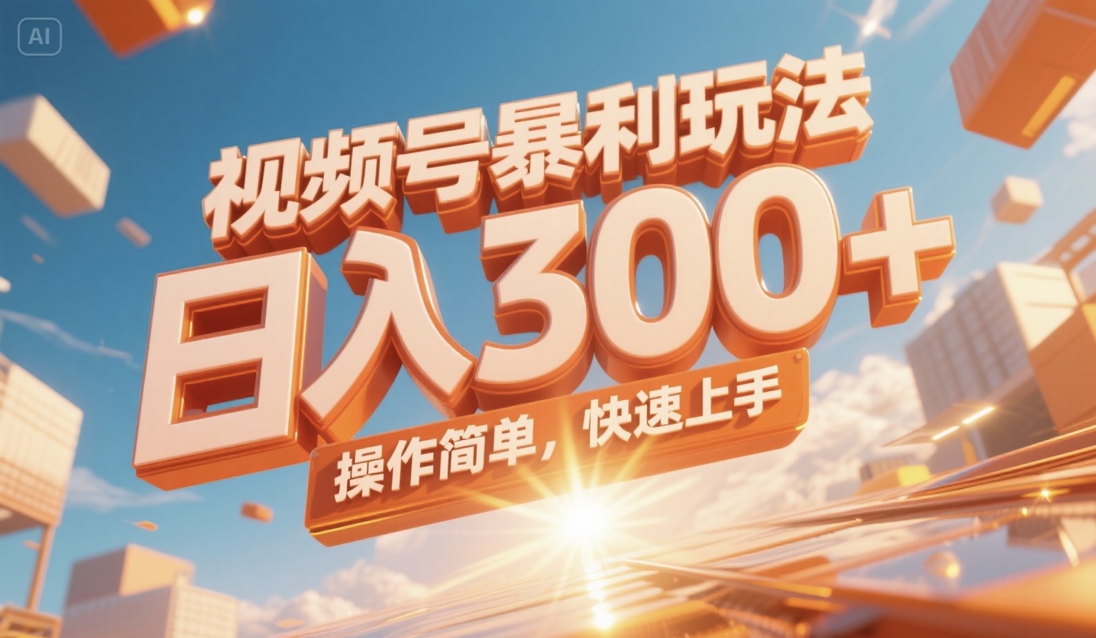 视频号暴利玩法,日入300+,操作简单,快速上手。-墨痕微课