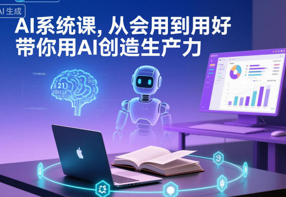 AI系统课，从会用到用好，带你用AI创造生产力-墨痕微课