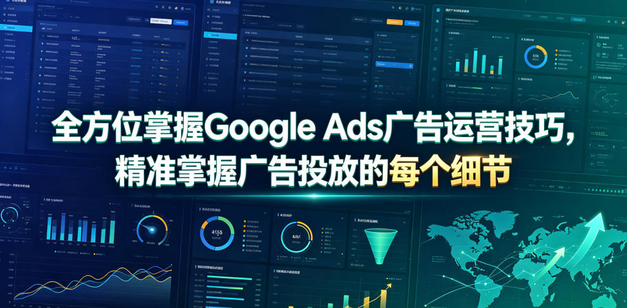 全方位掌握Google Ads广告运营技巧，精准掌握广告投放的每个细节【原创双语字幕】-墨痕微课
