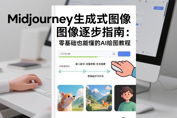 Midjourney生成式图像逐步指南：零基础也能懂的AI绘图教程-墨痕微课