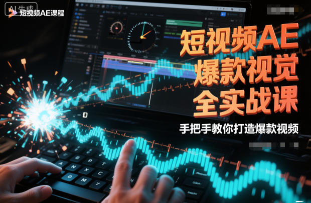 短视频AE爆款视觉全实战课,手把手教你打造爆款视频-墨痕微课
