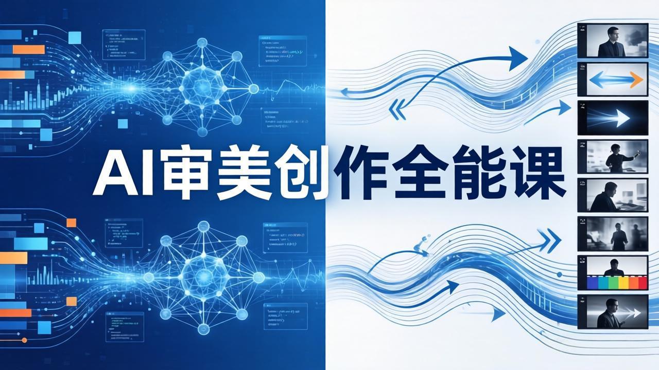 AI审美创作全能课：MJ+Seedance+模型训练+影视分镜+编剧，一站式掌握AI艺术创作-墨痕微课