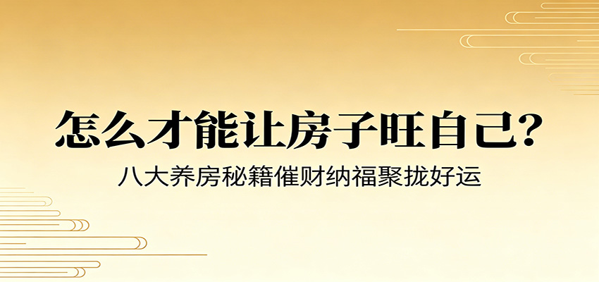 付费文章《怎么才能让房子旺自己？》八大养房秘籍催财纳福聚拢好运-墨痕微课