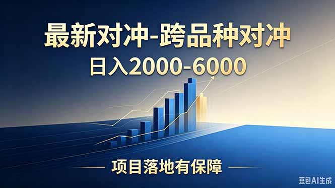 跨品种对冲震撼首发！日收益2000-6000+，项目绿色长久，安全稳健，合规靠谱，可批量放大-墨痕微课