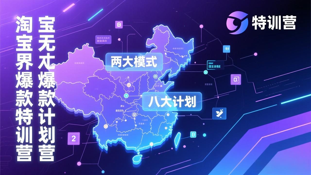 淘宝无界爆款训练营：2026年1月杭州线下高端集训课，3天构建两大模式八大计划体系-墨痕微课