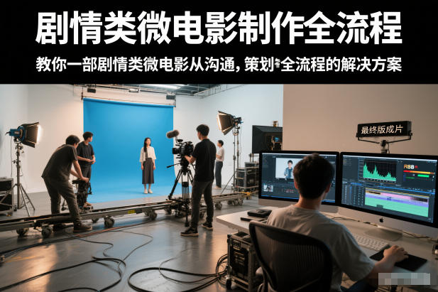 剧情类微电影制作全流程，教你一部剧情类微电影从沟通，策划到拍摄制作全流程的解决方案-墨痕微课