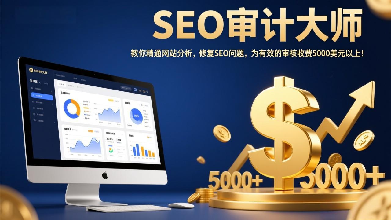 SEO审计大师：教你精通网站分析，修复SEO问题，为有效的审核收费5000美元以上！-墨痕微课