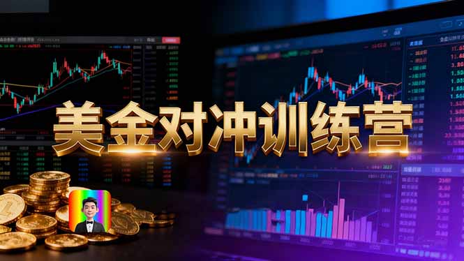 美金对冲日盈利100+美刀,长期稳定,小白也可以轻松上手-墨痕微课