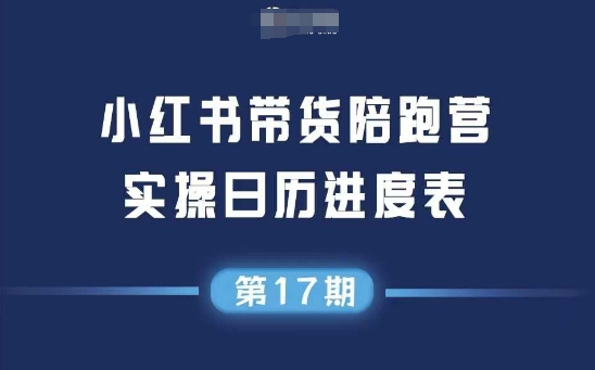 小红书第17期带货陪跑营,不囤货,无不直播,无不投流,通过选品+笔记内容+测品+笔记铺量+矩阵运营打爆款-墨痕微课